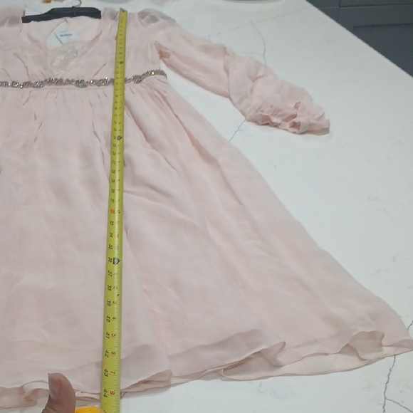 French Connection Soft Pink Dress Sz 8 New With Tags - Picture 12 of 16